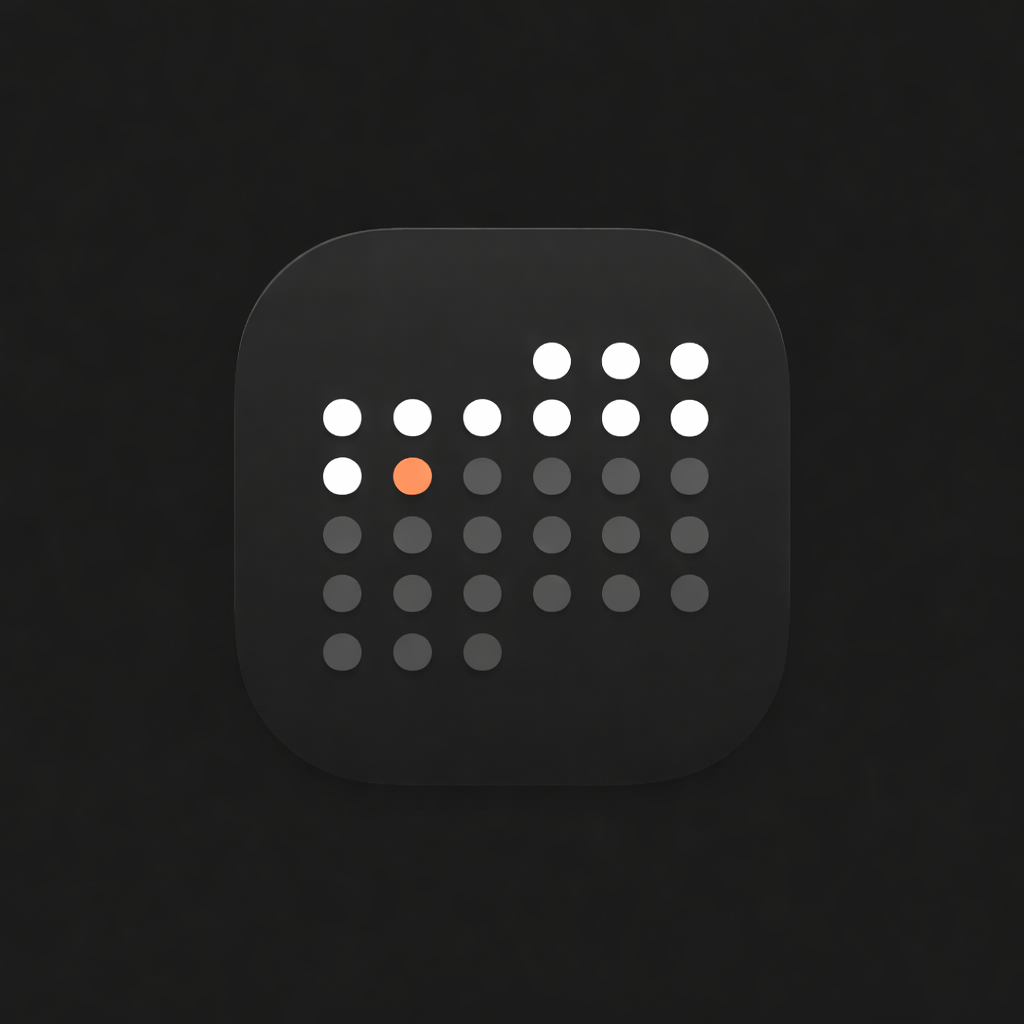 Life Progress Calendar App Icon